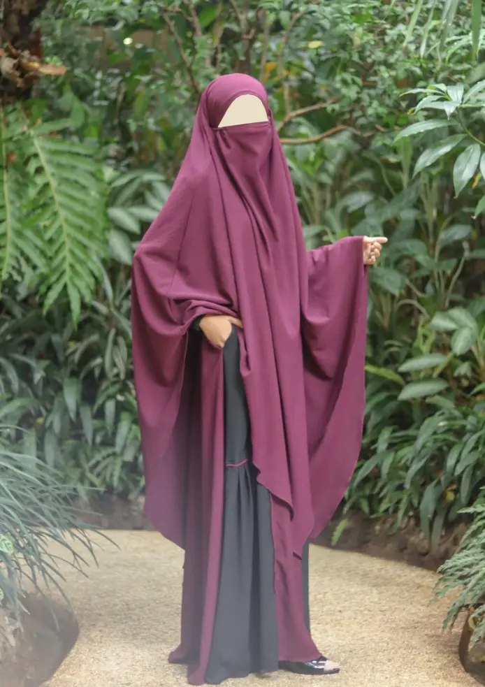 Kadeejah Series Burgundy Modest-Wear Collection verified product photo 1